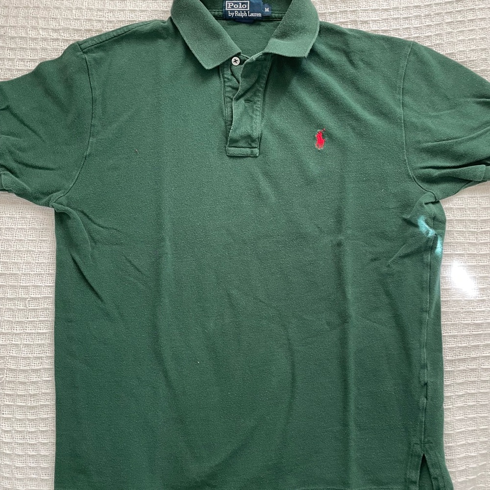 Ralph Lauren Men's Polo Shirt in Forest Green